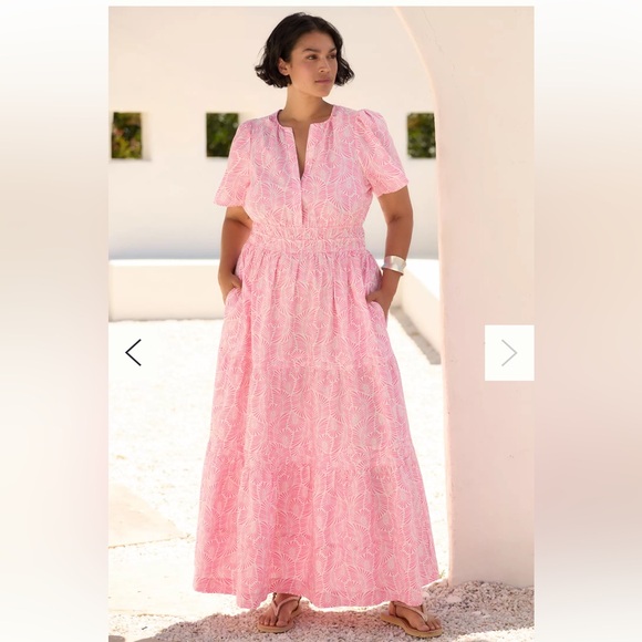 NWT Anthropologie Somerset Maxi Dress in Raspberry, size XS - Picture 10 of 14